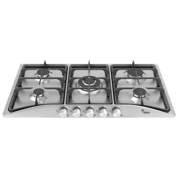 اجاق گاز صفحه ای استیل سیمر مدل S-544 Simer S-544 Steel Gas Hob